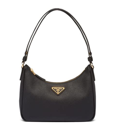 prada black shoulder strap|prada shoulder bag price.